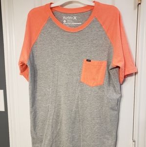 Hurley Men's Pocket Raglan Tee - L